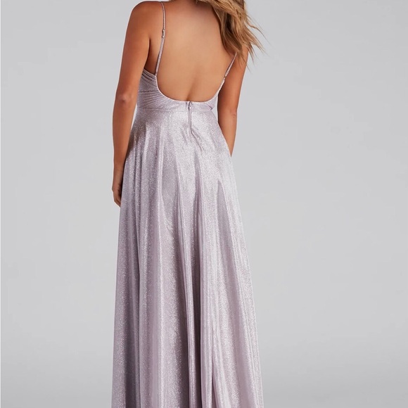 NWT Windsor Formal Woven Glitter A-Line Dress- $85 - Picture 2 of 4